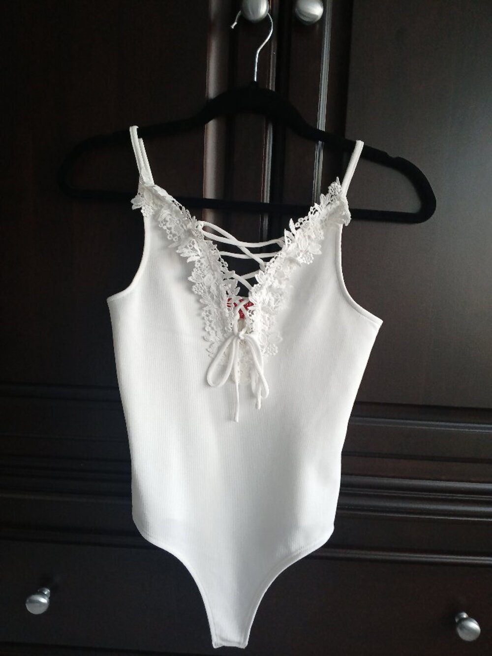 White Guess Bodysuit
